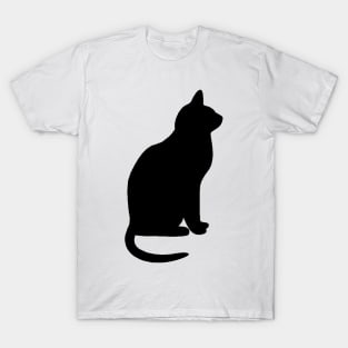 Art Cat Silhouette T-Shirt